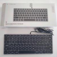 Satechi Slim W1 Tastiera Retroilluminata Cablata