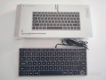 Satechi Slim W1 Tastiera Retroilluminata Cablata