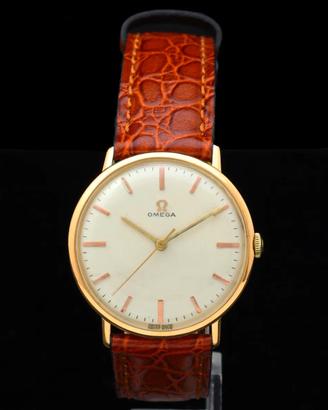 Omega 60s 18 kt rose gold 33 mm ref 131018 manual
