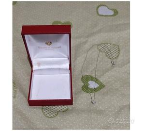 collana oro bianco e diamante 