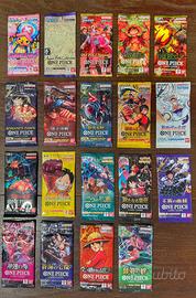 19 Bustine One Piece Card Game Sigillate