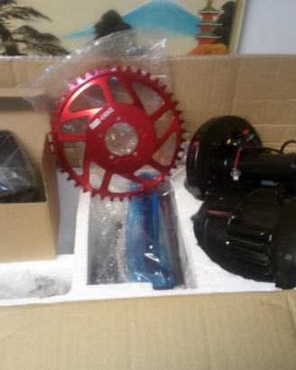 Trasformazione conversione fat bike motore kit