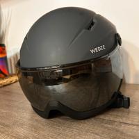 Caschetto con visiera sci