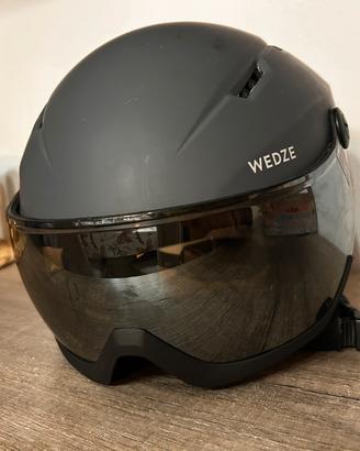 Caschetto con visiera sci