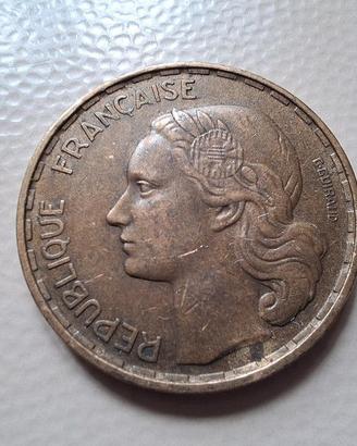 Moneta francese da 50 franchi del 1951