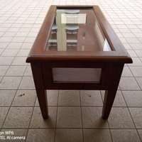 Tavolino da Soggiorno in legno massello di noce Na