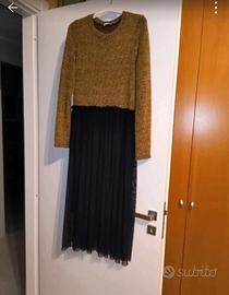 vestito elegante , luccicoso e velato , nuovo 