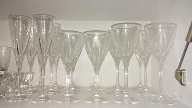 Set bicchieri gambo lungo e corto/Set da grappa