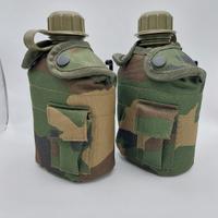 Coppia di borracce militari cover mimetica
