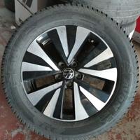 4 RUOTE VOLKSWAGEN TAIGO 16" ORIGINALI CODICE A827