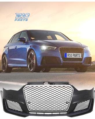 PARAURTI ANTERIORE AUDI A3 8V 12-16 LOOK RS3 PDC S