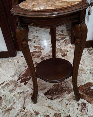 Tavolino classico cantone / guéridon piano marmo