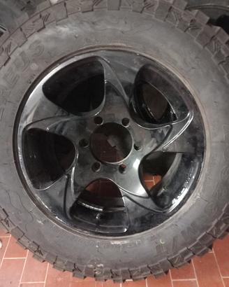 cerchi fuoristrada stilauto con gomme mud nuove 