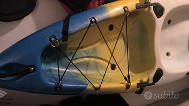 Kayak Galaxy monoposto accessoriato da pesca