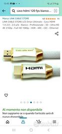  Cavo HDMI bianco 4 metri/ 1.4-2.0 - 2.0 a/b - Bia