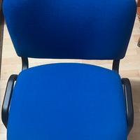 Sedie ufficio blu