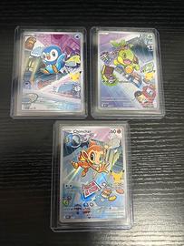 Turtwig 040 Chimchar 041 Piplup 042 ITA Trio