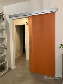 Porta in vetro a scorrimento