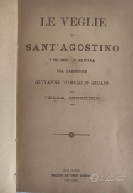 Libro antico VEGLIE Sant'Agostino