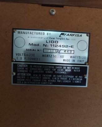 Coppia di organi elettrici