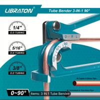 Piegatubi 3 in 1 per rame, ottone e alluminio