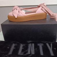 puma bow creeper sandal pink