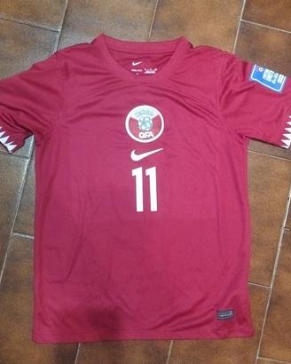 maglia Qatar Afif mondiali