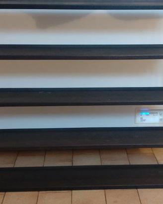 3 mensole porta CD artigianali da parete, neri