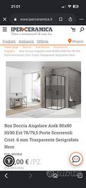Box doccia 80x80 nuovo