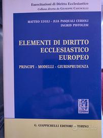 Elementi di diritto Ecclesiastico europeo 
