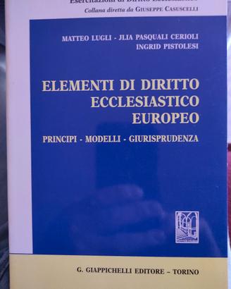 Elementi di diritto Ecclesiastico europeo 