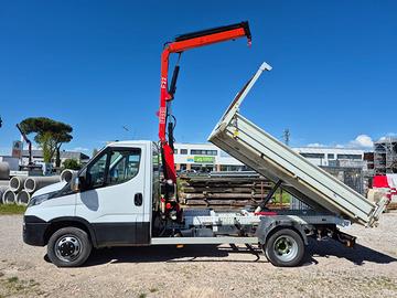 Iveco Daily 35c14 Gru Fassi Ribaltabile