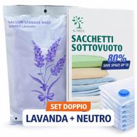 “Sacchetti sottovuoto salva spazio "