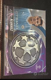Julian Alvarez  2023-24 topps ucl starball relic