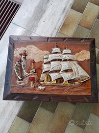 bauletto vintage in legno 