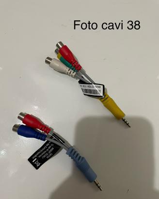 Cavo caricabatteria spinotti di vario genere