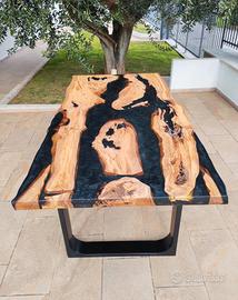 ✨ Tavolo ulivo e resina ✨