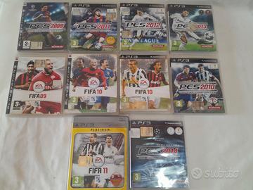 10 giochi ps3 fifa 9-10-11 - pes