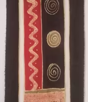 Arazzo tessuto quadro artigianato africano etnico