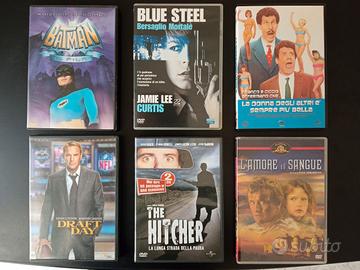 Lotto di sei film DVD di generi vari.