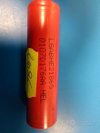 6 Batterie seconda mano LG 18650 ICR 20A
