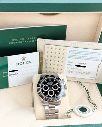 Rolex Daytona 116500LN, full set e service Rolex
