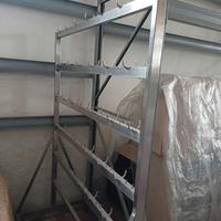 Rastrelliera in acciaio