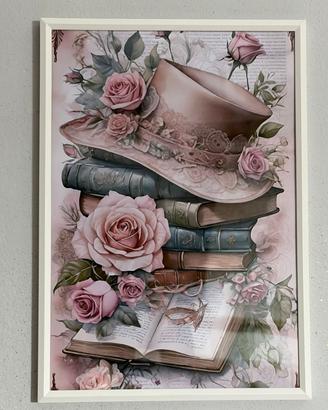 stampe shabby incluse di cornici