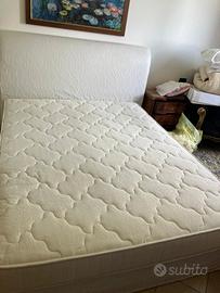 Letto Matrimoniale Tessuto completo di materasso