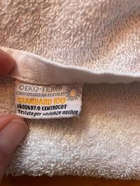 asciugamani diverse misure