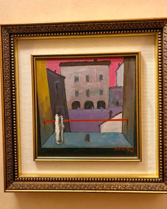 Nereo Annovi — Scena urbana - 1975