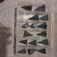piombi piramide 150gr/125gr con scatola