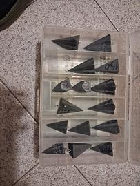 piombi piramide 150gr/125gr con scatola