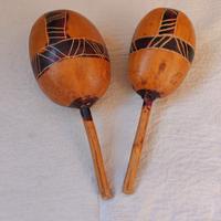 coppia di maracas Originali vintage 